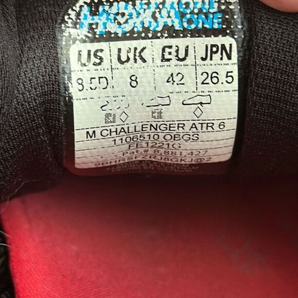 Hoka One One Challenger ATR 6 Trail Running Men’s Size 8.5 D - Picture 12 of 14